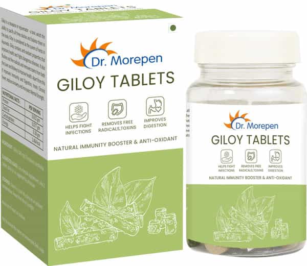 Dr. Morepen Giloy | Natural Immunity Booster & Anti Oxidant | Tablets | 60 No's