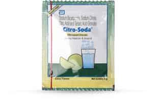 Citro Soda Effervescent Granules Sugar Free Citrus Flavour For Urinary Tract Health - 4g Sachet