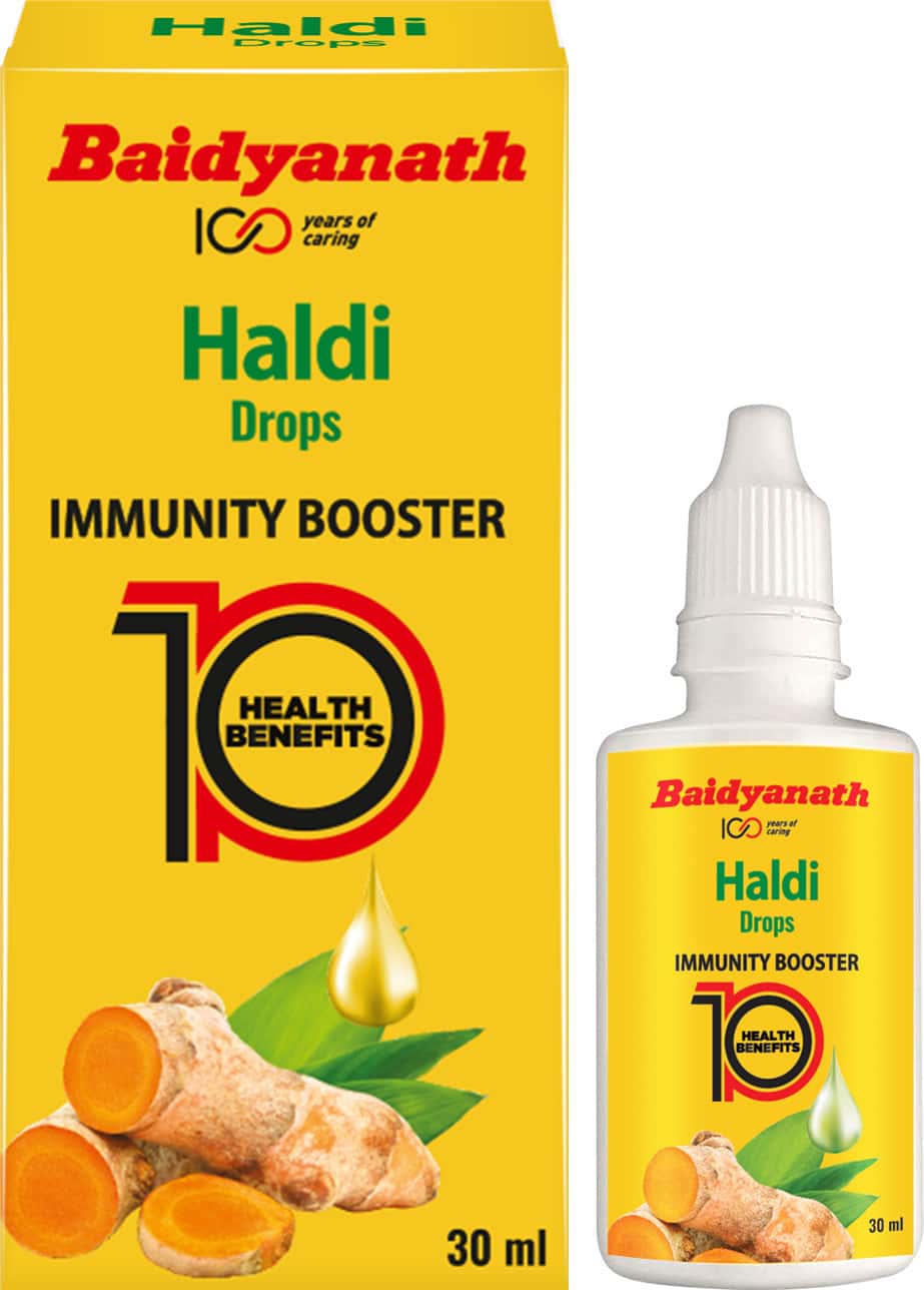 Baidyanath Haldi Drops - Natural Immunity Booster - 30 Ml