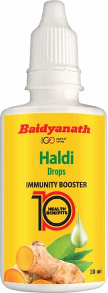 Baidyanath Haldi Drops - Natural Immunity Booster - 30 Ml