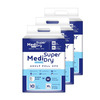 Medi Super Dry Adult Pull-Up Diaper Pants Xl - High Absorbency | 147-172 Cm - 10 Piece | Pack Of 3