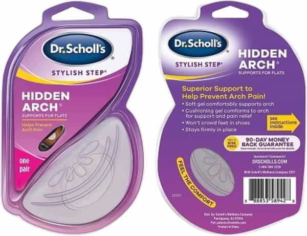 Dr. Scholl Stylish Step Hidden Arch Support For Flats - 1 Pair