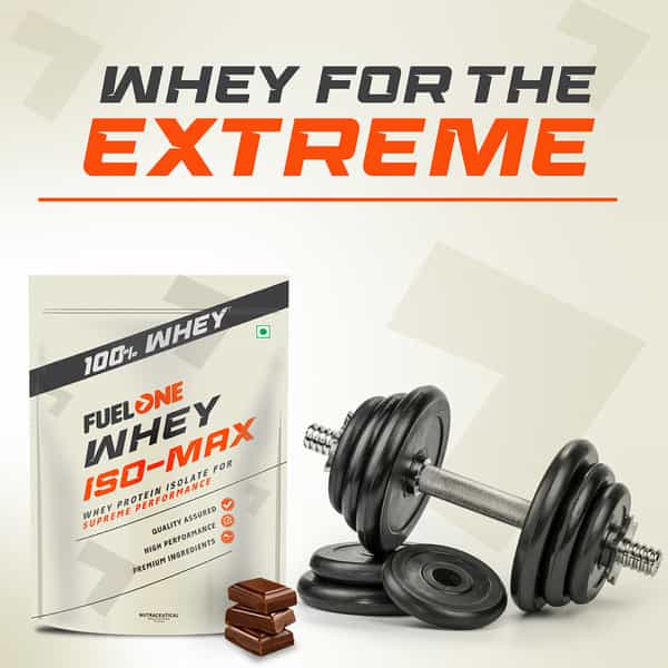 Fuel One Whey Iso-Max | Whey Protein Isolate (Chocolate | 1Kg) & Protein Shaker (Black | 500Ml)