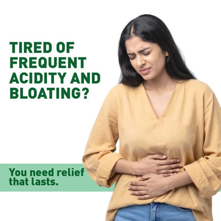 Zandu Good Gut Acidity & Bloating Relief Tablets Relief From Acidity Gas & Bloating 30 Tablets