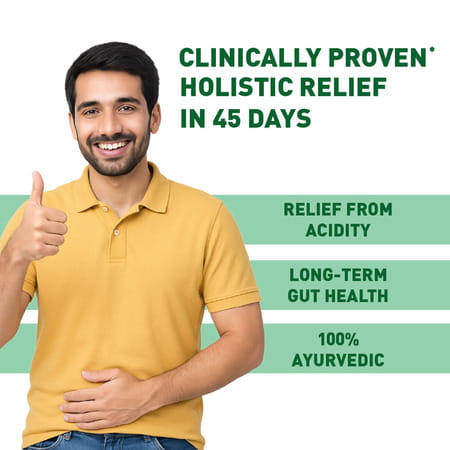 Zandu Good Gut Acidity & Bloating Relief Tablets Relief From Acidity Gas & Bloating 30 Tablets