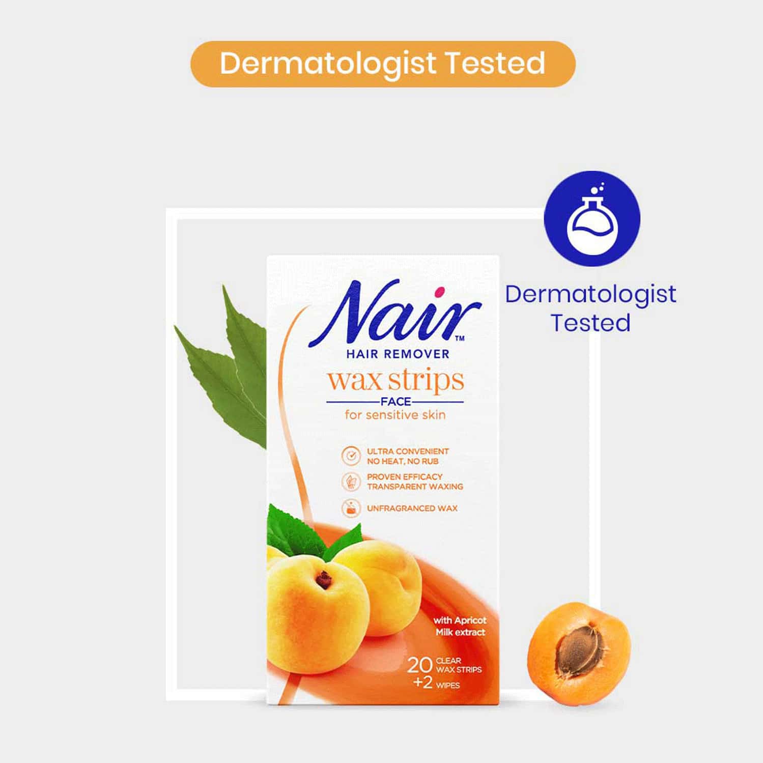 Buy NAIR APRICOT FACE CWS X20 WAX STRIPS Online & Get Upto 60 OFF at