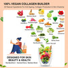 Vegan Greens Natural Collagen Builder 23Key Herbs Anti Ageing | Skin Glow &More 250G | Natural Taste