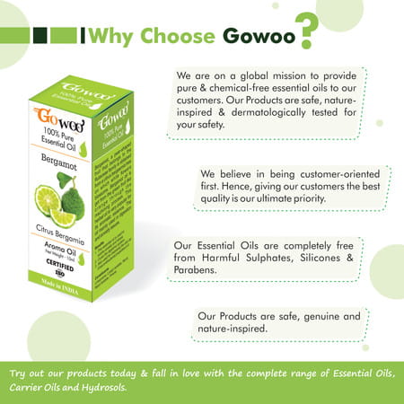 Pack Of 2 Bergamot Essential Oil And Apricot Oil - 100% Pure & Natural Oil