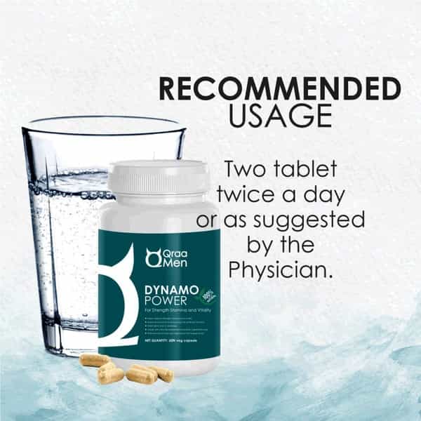 Qraa Men Dynamo Power Capsules For Men - 60 Veg Capsules