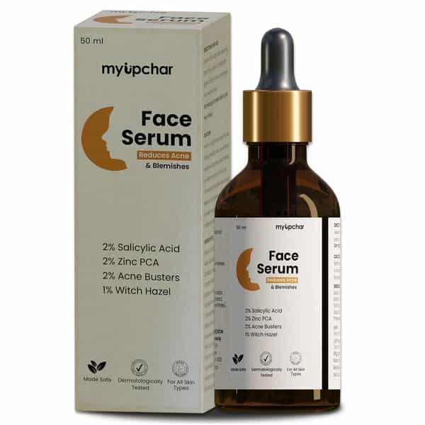 Myupchar 2% Salicylic Acid+Zinc Pca Anti Acne Face Serum For Reduces Blemishes | Darkspots 50 Ml