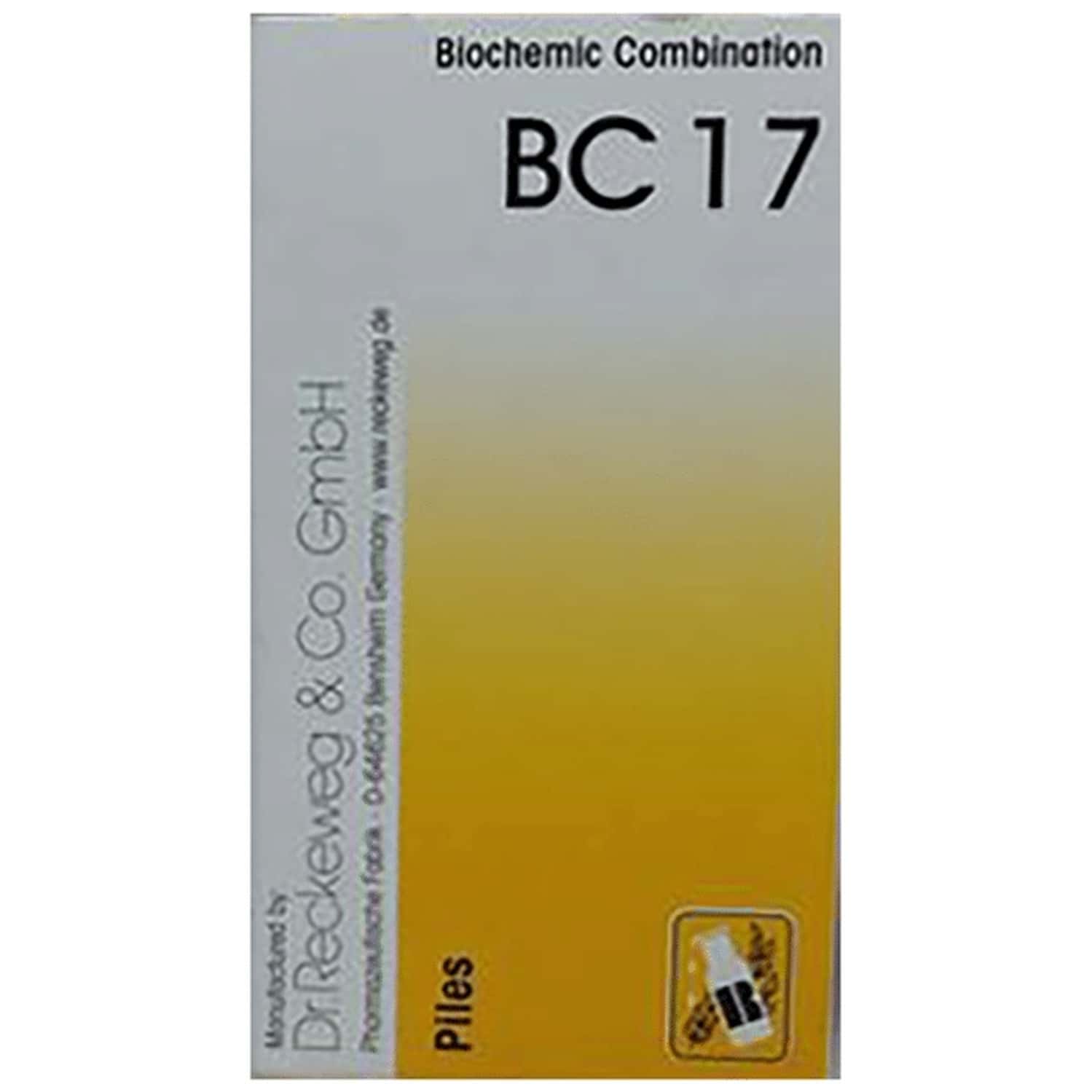 Dr. Reckeweg Bio Combination 17 (bc 17) Tablet 20 No's