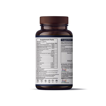 Miduty Memory & Focus - Bacopa Monnieri - Ginkgo Biloba - Brain Health -Caffeine Free - 60 Capsule