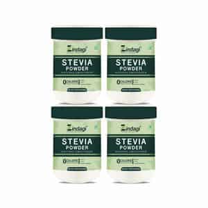 Zindagi Stevia Sugar Free Powder | Stevia Natural Sugar Powder | Vegan Friendly | 200 Gm | Pack Of 4