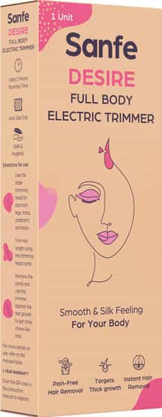 Sanfe Desire Full Body Electric Trimmer For Painless Body Grooming