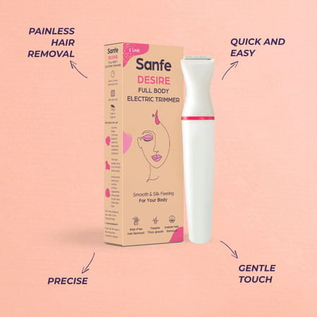 Sanfe Desire Full Body Electric Trimmer For Painless Body Grooming