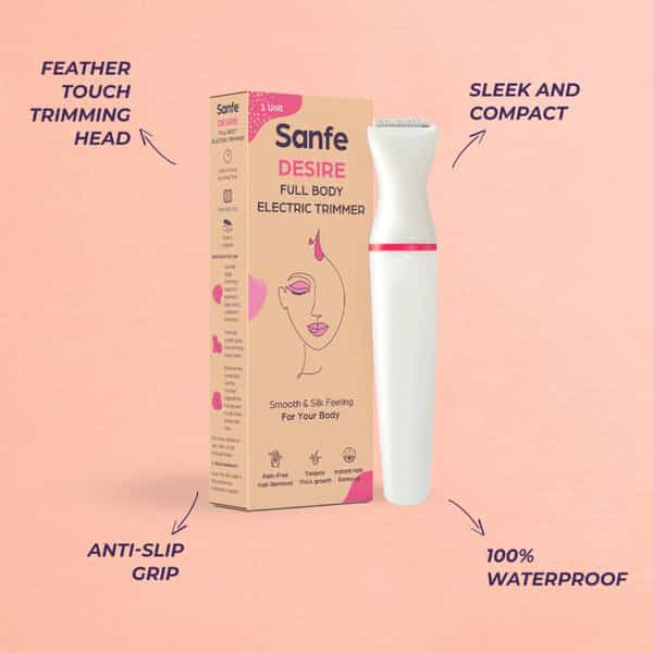 Sanfe Desire Full Body Electric Trimmer For Painless Body Grooming