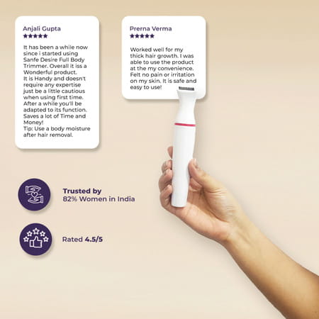 Sanfe Desire Full Body Electric Trimmer For Painless Body Grooming