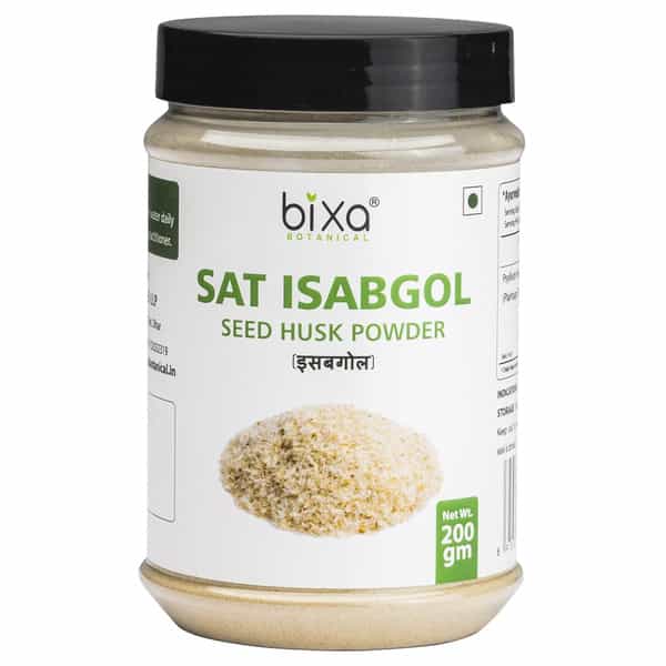 Bixa Botanical Sat Isabgol Powder(Plantago Ovata)-Maintains Gut Motility & Eliminates Toxic Waste
