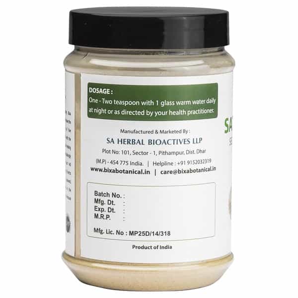 Bixa Botanical Sat Isabgol Powder(Plantago Ovata)-Maintains Gut Motility & Eliminates Toxic Waste
