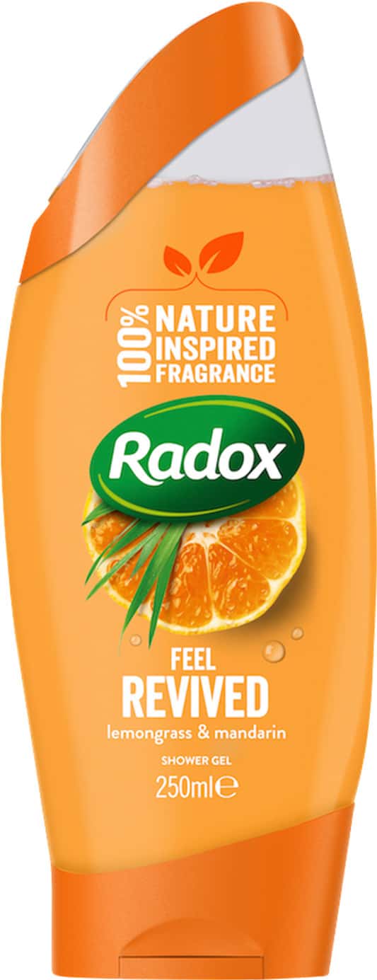 Buy RADOX SHOWER GEL FEEL REVIVED LEMONGRASS & MANDARIN 250ML Online