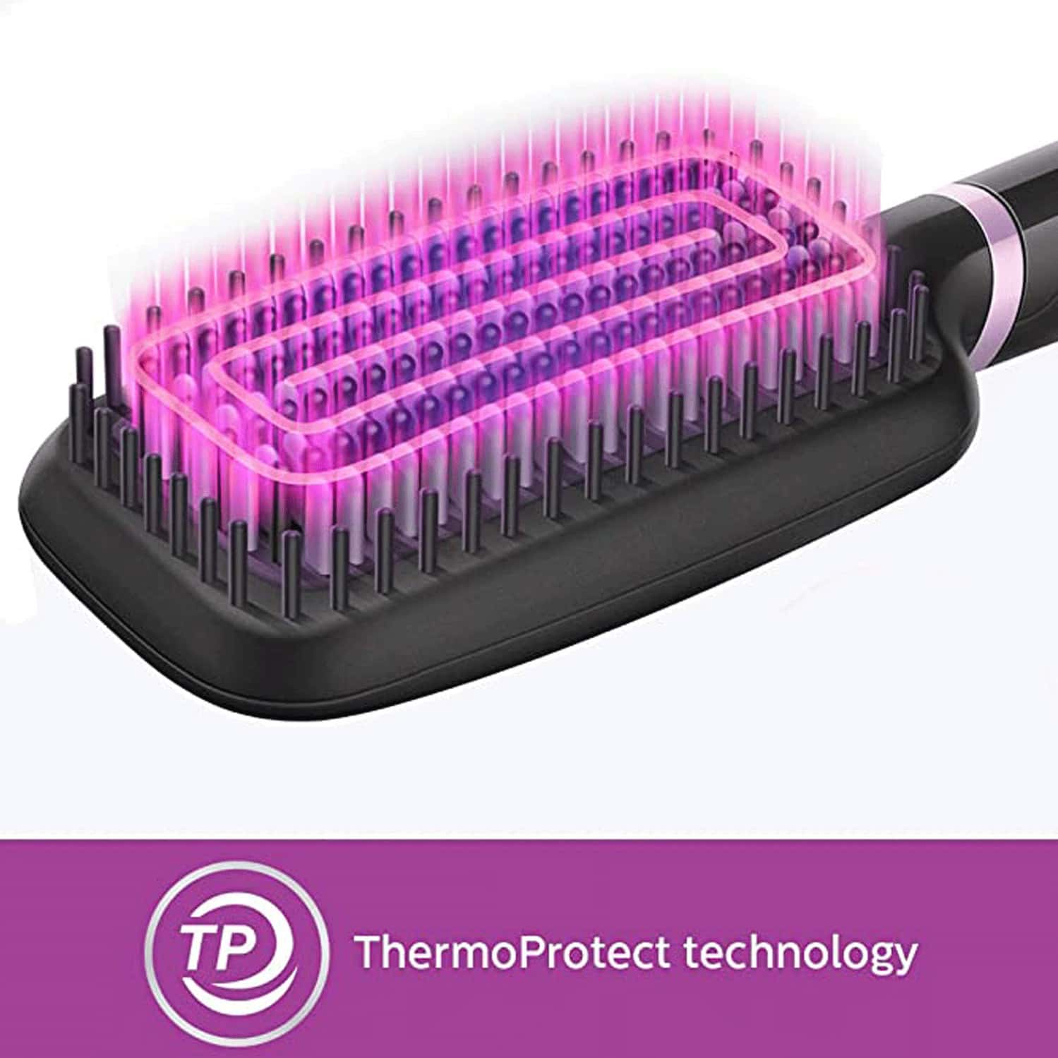 Buy PHILIPS HEATED STRAIGHTENING BRUSH (BHH880/10) Online & Get Upto 60