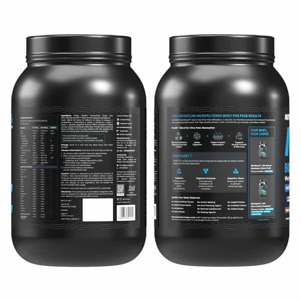Nutrabay Bioabsorb Whey Protein Powder | Prodifi Blend | 26G Per Scoop | Dalgona Coffee - 1Kg