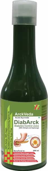 Arckveda Diabarck Diabetic Care Juice Herbal Blood Sugar Management With Shilajeet - 600Ml