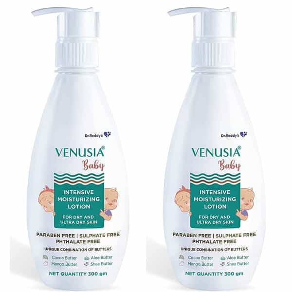 Venusia Baby Intensive Moisturizing Lotion | 300 Gm | Pack Of 2