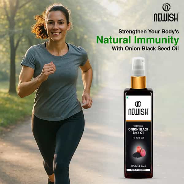 Newish Onion Hair Oil For Hair Growth Anti Dandruff & Hair Fall Control 200Ml
