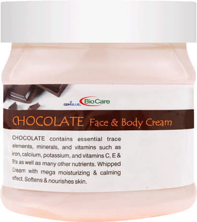 Gemblue Biocare Chocolate Face And Body Cream 500ml