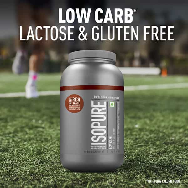Isopure Whey Protein Isolate Powder With Vitamins For Immune Support - 2Kg (Dutch Chocolate)