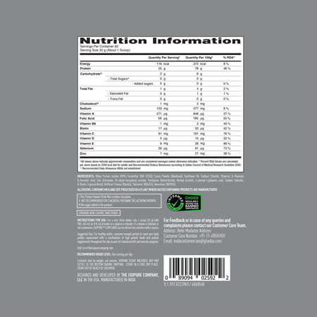 Isopure Whey Protein Isolate Powder With Vitamins For Immune Support - 2kg (Dutch Chocolate)