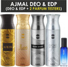 Ajmal Aurum & Wisal & Silver Shade & Evokesilver Him Deo 200Ml & Yearn Edp 20Ml Pack Of 5 For Unisex