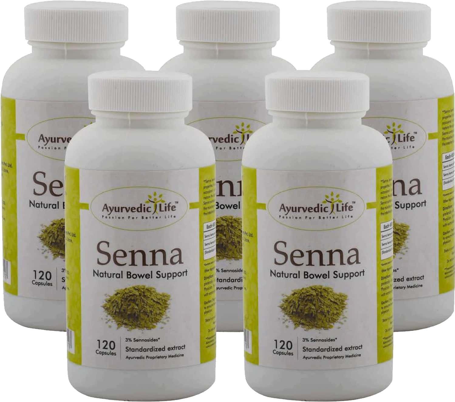 Buy AL-AYURVEDIC LIFE SENNA CAPSULES - 700 CAPSULES VALUE PACK OF 5
