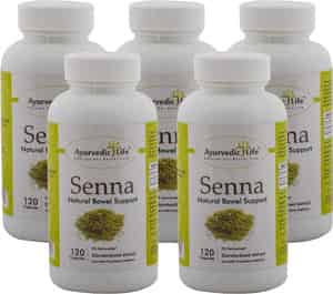 Ayurvedic Life Senna 120 Capsules (pack Of 5)