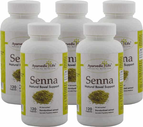 Ayurvedic Life Senna 120 Capsules (Pack Of 5)