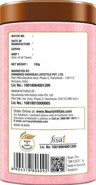 Nourishvitals Dark Chocochip Chocolate Cookies Heavenly Bites Crunchy Delights Genius Snack 120G
