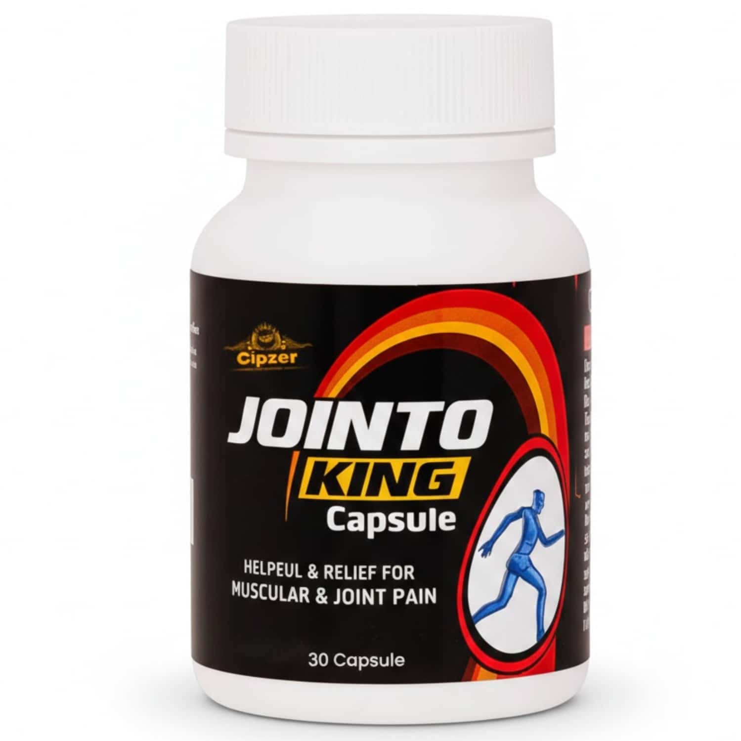 Cipzer Jointo King | Reduces Joint Pain & Inflammation| Boosts Immunity & Bone Health | 30 Capsules