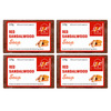 Ynb Yours Natural Buddy Organic Red Sandalwood Handmade Sls & Paraben Free Soap 120G (Pack Of 4)