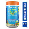 Fast&Up Plant Protein For Man - Vegan Protein Drink For Man - Creamy Vanilla Flavor -15 Servings
