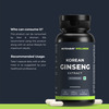 Nutrabay Wellness Korean Ginseng Extract (Panax Ginseng) - 400mg 60 Veg Capsules