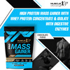 Musclexp Pro Mass Gainer Chocolate Fudge 1Kg Pouch (2.2 Lb)