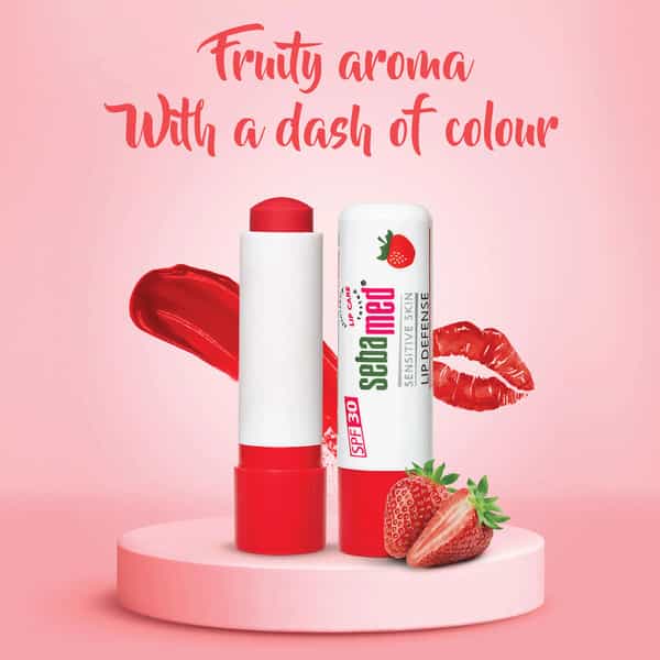 Sebamed Lip Defense Spf 30 Strawberry 4.8 Gm