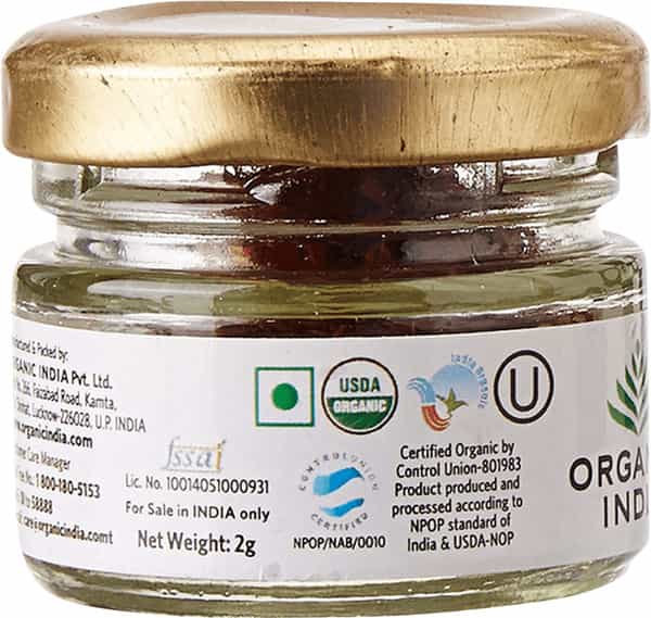 Organic India Saffron Thread ( Kesar ) 2 Gm
