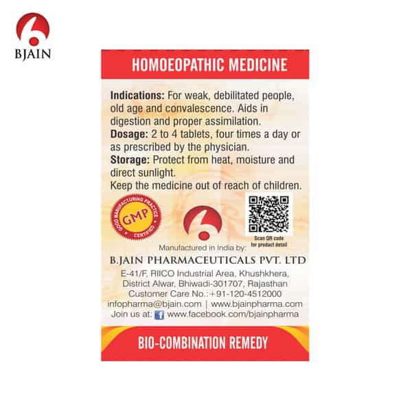 Bjain Bio-Combination No.28 (Health Tonic) Tablet - 25Gm
