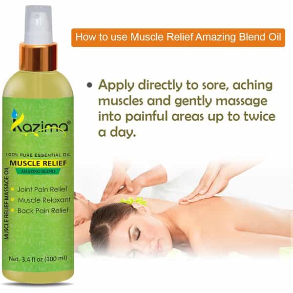 Kazima Muscle Relief Massage Oil (100Ml) (100 Ml)