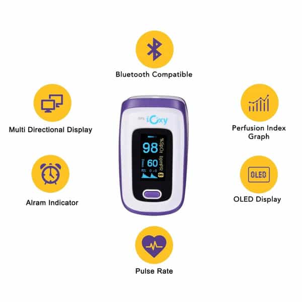 Bpl Medical Technologies Ioxy Bluetooth Finger Tip Pulse Oximeter