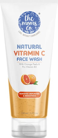 The Moms Co. Natural Vitamin C Face Wash Without Mono Cartons 100 Ml