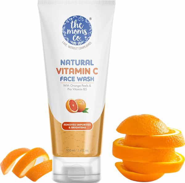 The Moms Co. Natural Vitamin C Face Wash Without Mono Cartons 100 Ml