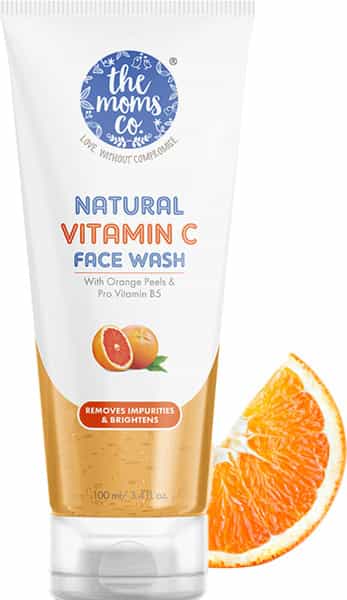The Moms Co. Natural Vitamin C Face Wash Without Mono Cartons 100 Ml
